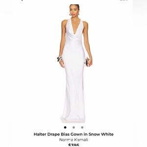 Norma Kamali Snow White Backless Dress